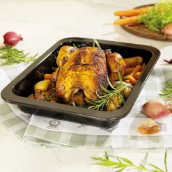 Plat à four émaillé