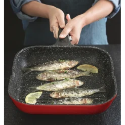 Poêle grill fonte d'aluminium Pradel France ®