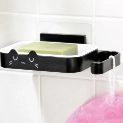Porte savon chat