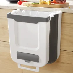 Poubelle de porte rétractable