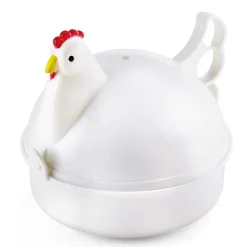 Poule cuit œufs micro-ondes