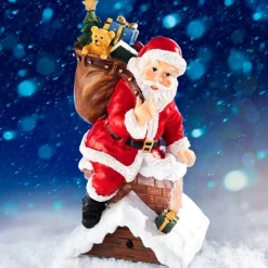 Père Noël sensor cheminée