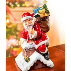 Père Noël sensor cheminée