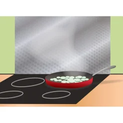 Rouleau métallisé de protection cuisine