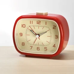 Réveil rétro vert ou rouge