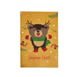 Set de 4 cartes postales à diamanter Nouvel an