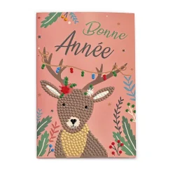 Set de 4 cartes postales à diamanter Nouvel an