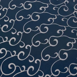 Surnappe organza argent