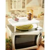Tablette dessus de micro-ondes blanche