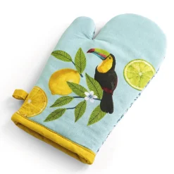 Tablier, gant et manique citron de Menton