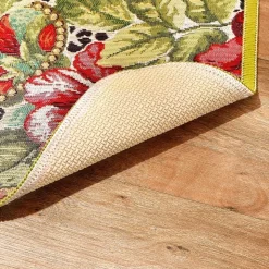 Tapis fleurs en hiver