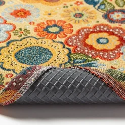 Tapis fleurs rustiques