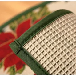 Tapis "poinsettias" 48 x 68 cm