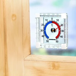 Thermomètre int/ext à coller