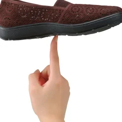 Trotteurs ajourés, beige ou marron